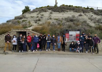 Monegrillo. 4º de ESO. Visita al colmenar tradicional de abejas y refugio antiaéreo de la Guerra Civil. (abril) 